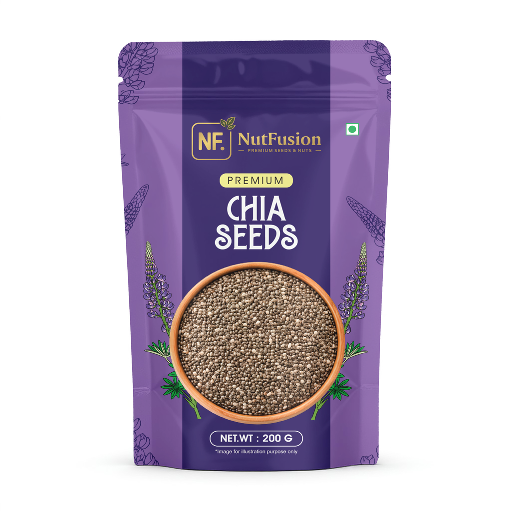 Nutfusion Chia Seeds 200Gm